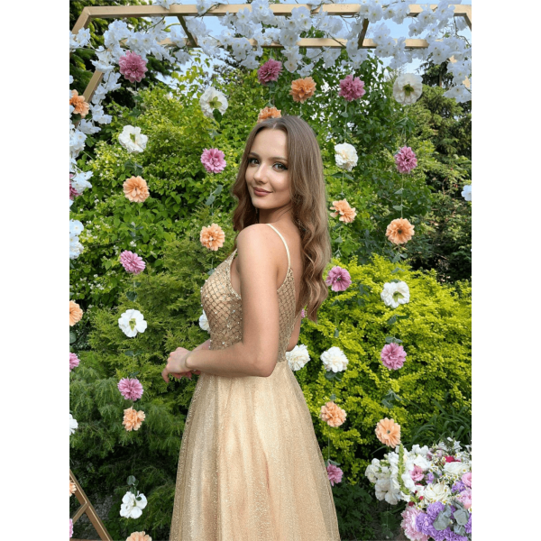 Svečana haljina za vjenčanje Gold